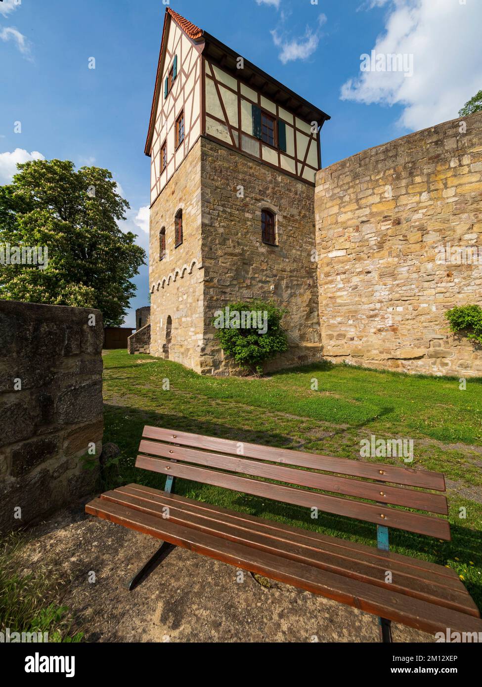 Königsberg Castle, Haßfurt County, Lower Franconia, Bavaria, Germany Stock Photo