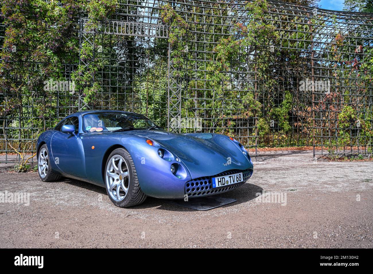 Schwetzingen, Baden-Wuerttemberg, Germany, Concours d'Elégance im Schlosspark, TVR, Tuscan Speed 6, V12, built in 2000, 3996 cc displacement, 360 hp Stock Photo