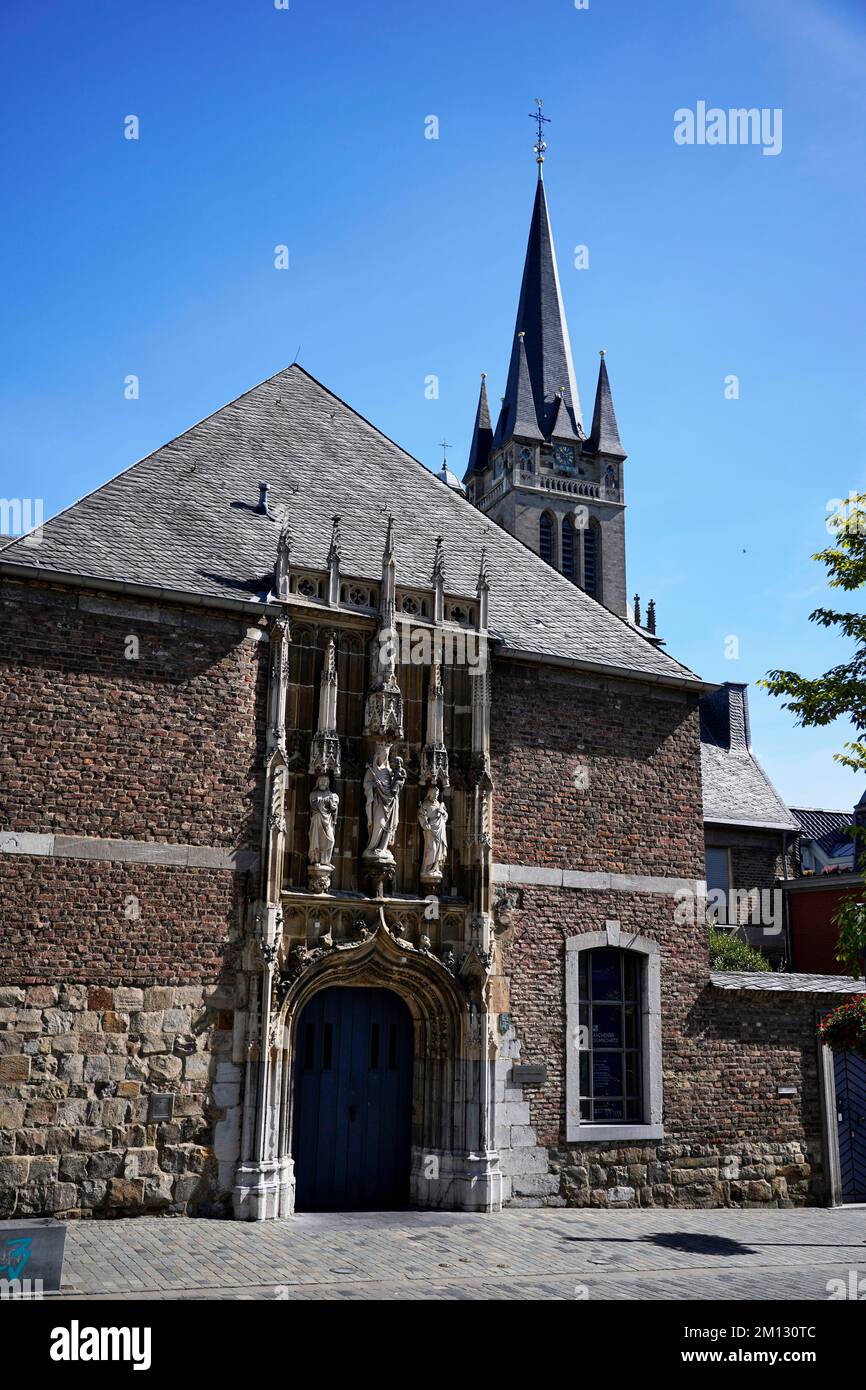 Germany, North Rhine-Westphalia, Aachen, old town, cathedral treasury, entrance Stock Photo