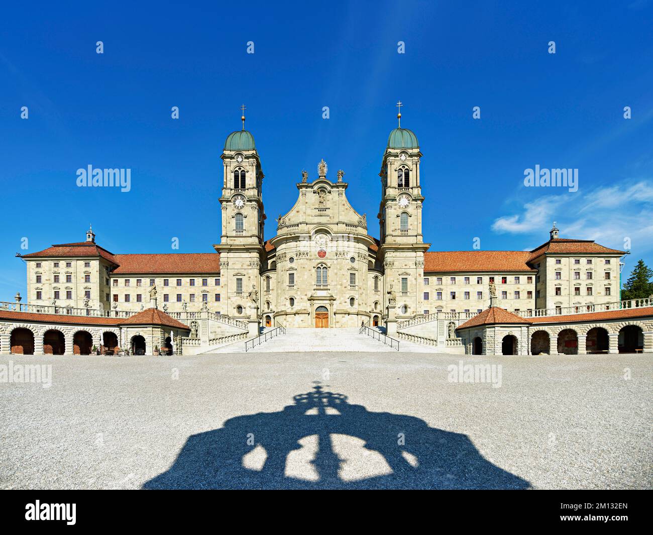Benedictine Abbey Monastery Place Of Pilgrimage Einsiedeln Canton 