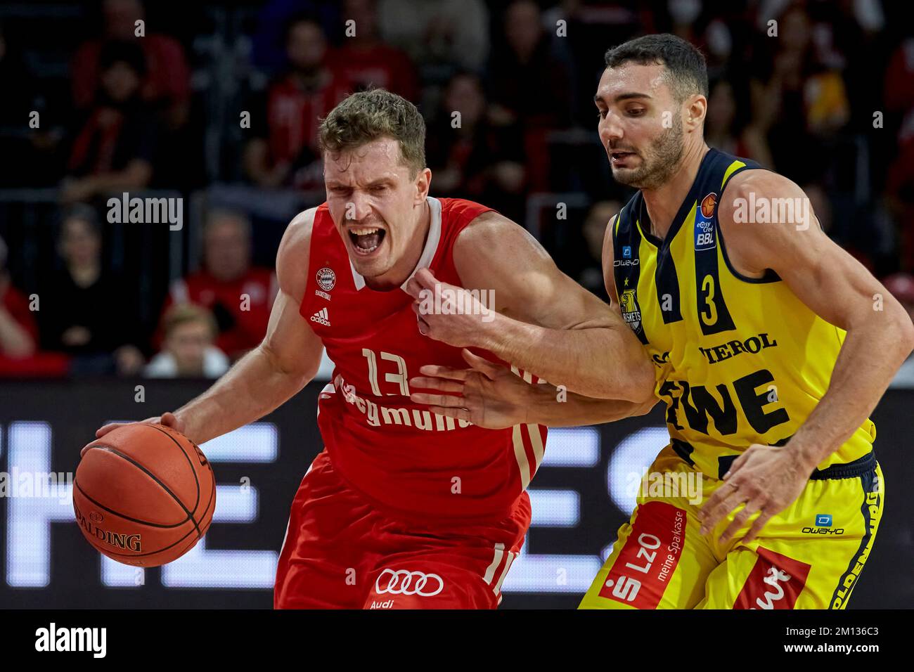 2022/23 DBB BBL FC Bayern München vs EWE Baskets Oldenburg. OBST