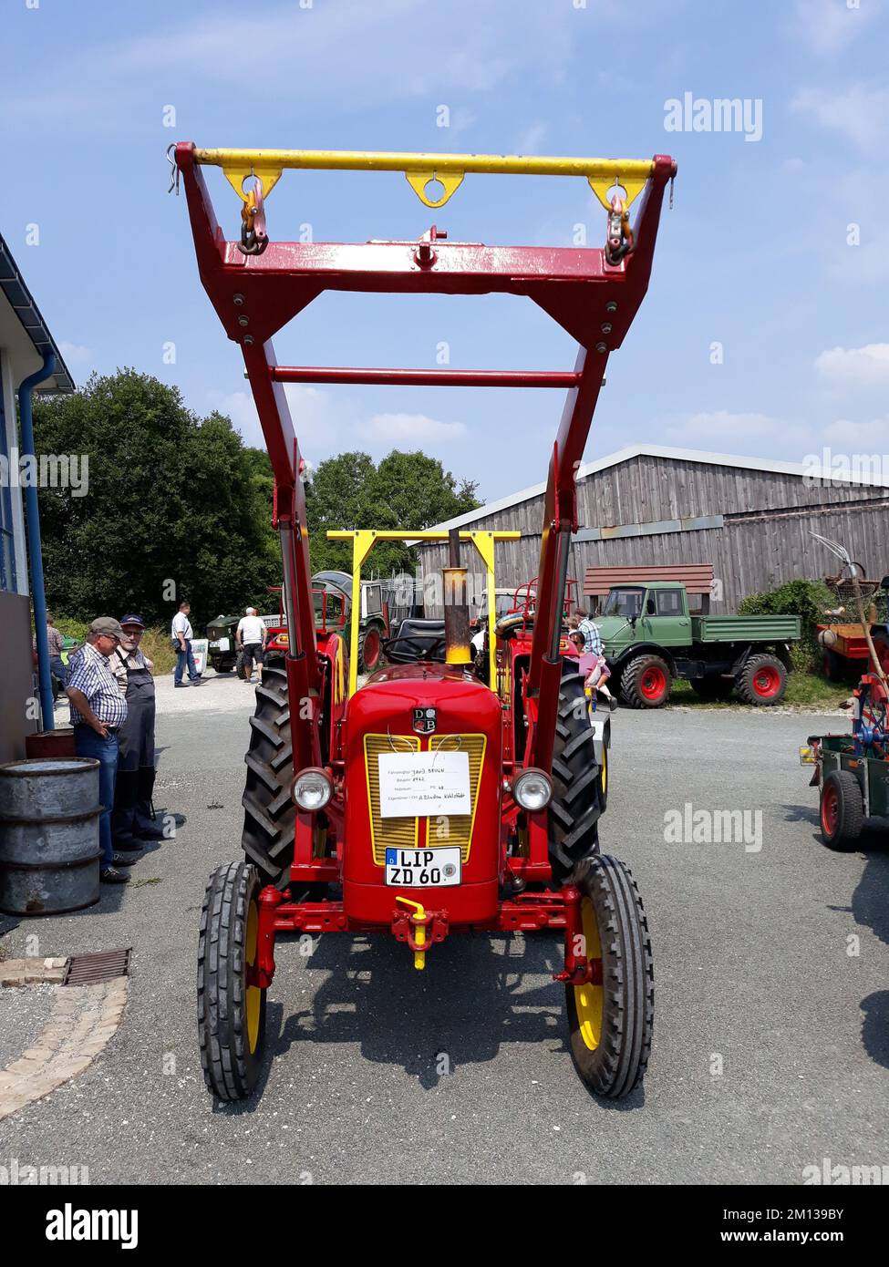 Tractor exhibiton in Detmold Stock Photo