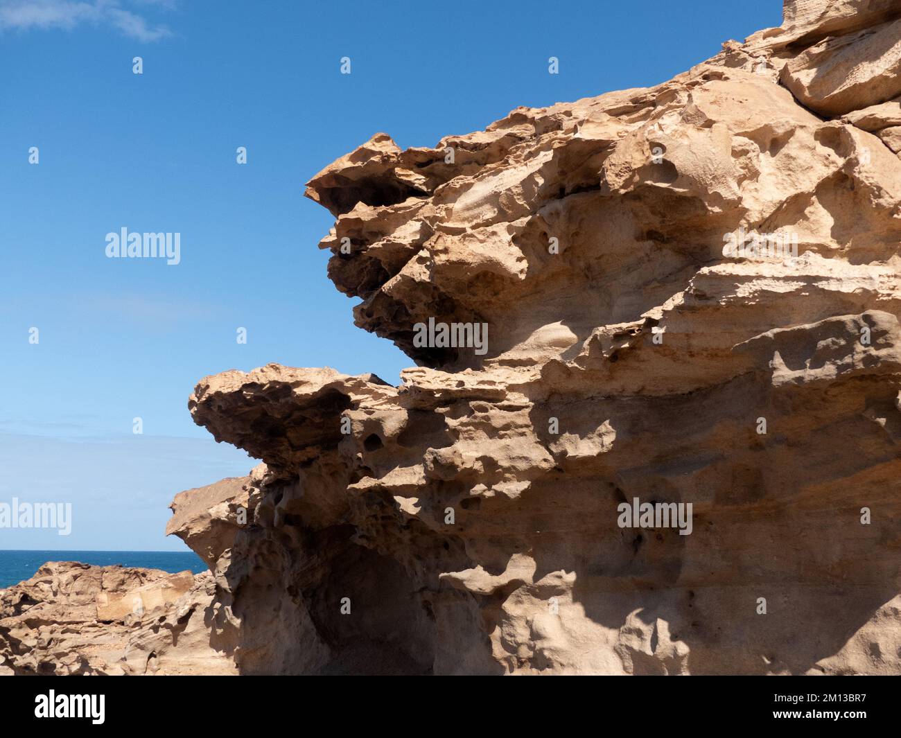 Wild Cliffs Fuerteventura - Punta Guadalupe on the wild cliff La Pared coastline ...