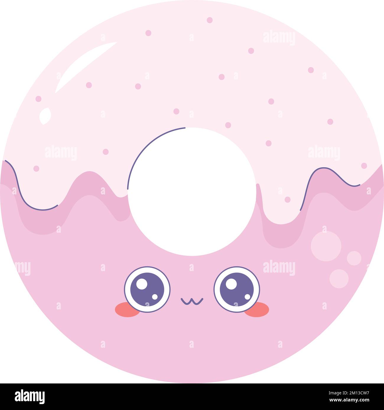 kawaii donut design Stock Vector Image & Art - Alamy