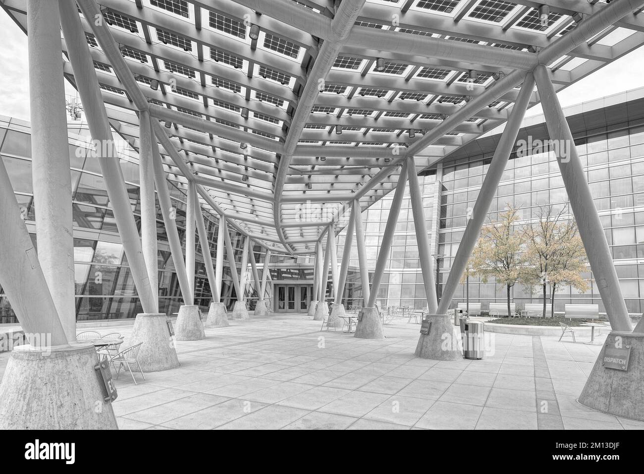 Salt Lake City Public Safety Building in downtown Salt Lake City, Utah