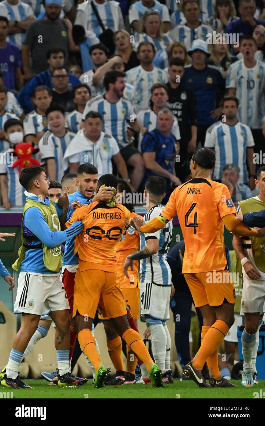 Argentina vs netherlands 2022 fifa world cup hi-res stock photography