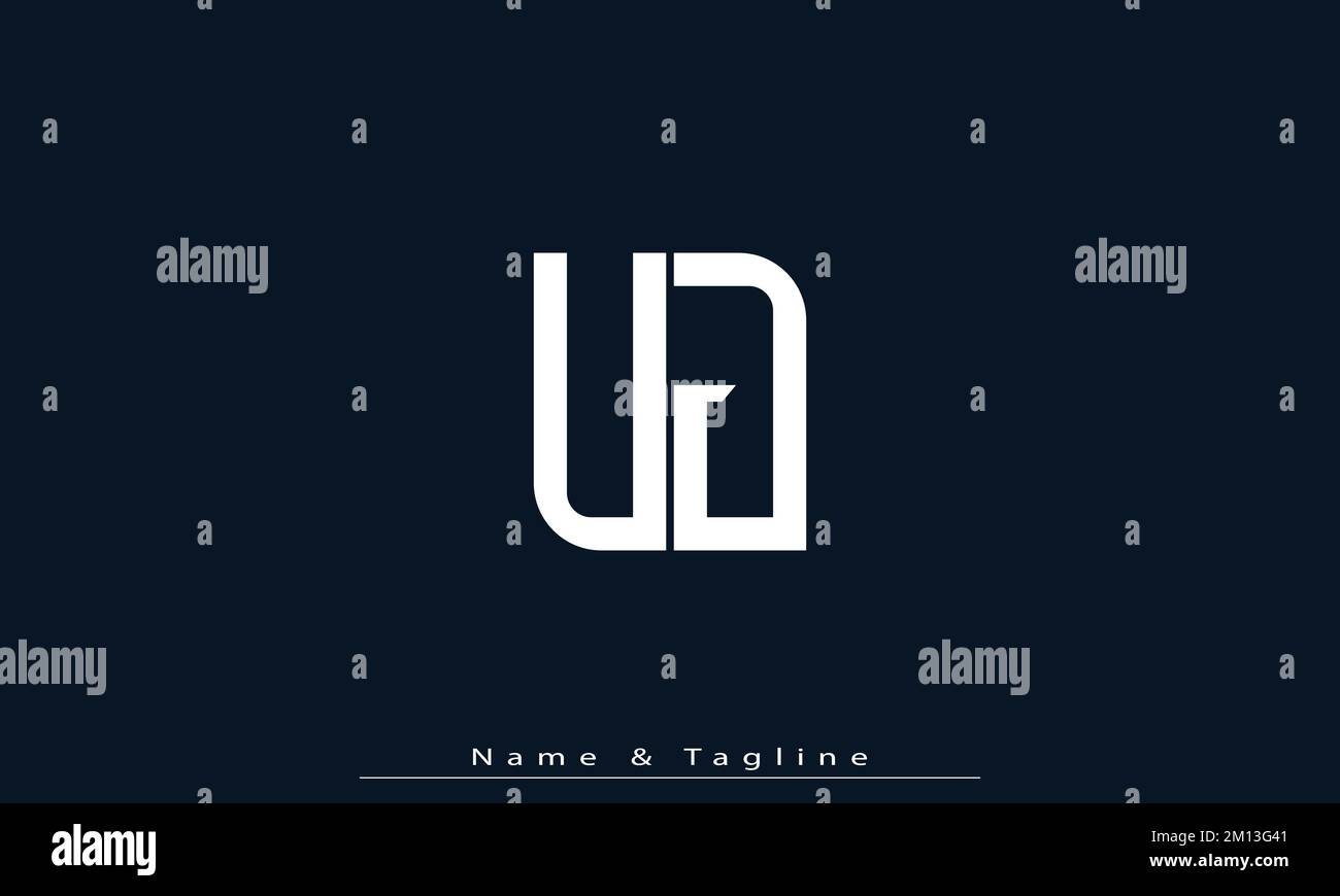 Alphabet letters Initials Monogram logo TJ , JT Stock Vector