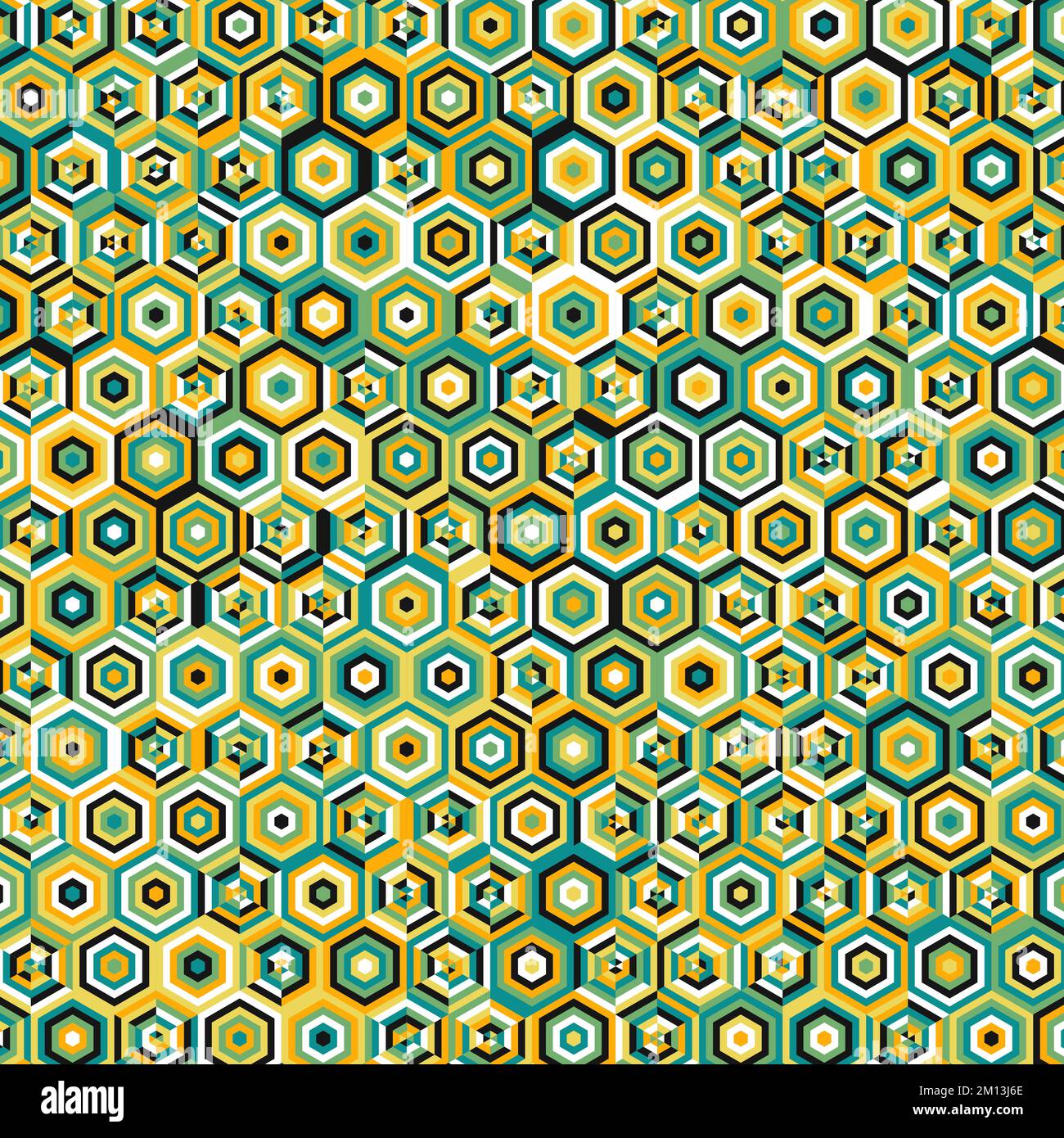 Hexagonal Maze generative pattern illustration Stock Vector Image & Art ...