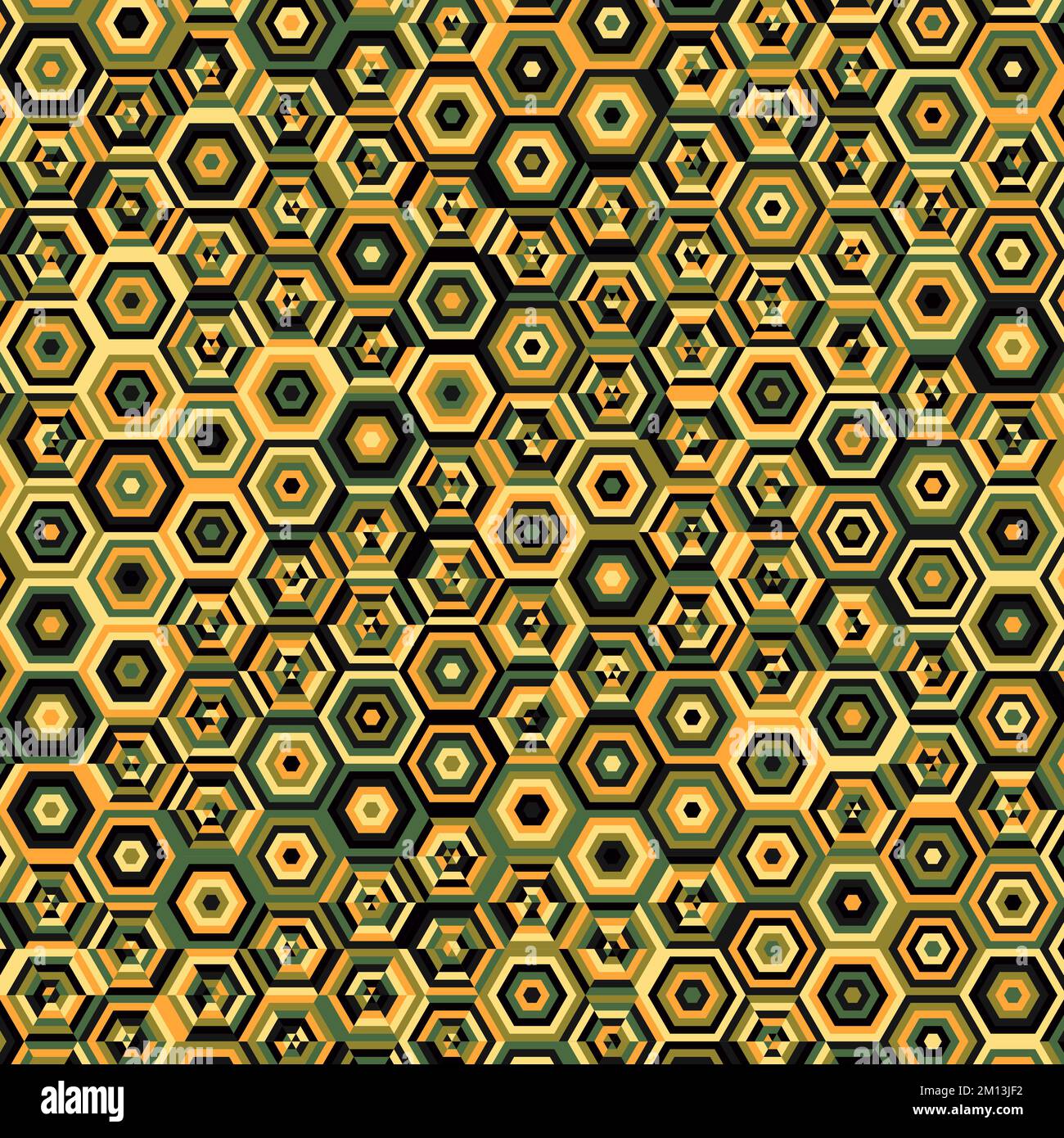 Hexagonal Maze generative pattern illustration Stock Vector Image & Art ...