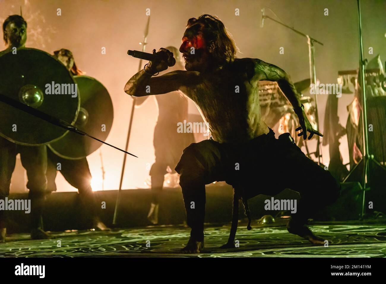 Milan, Italy. 09th Dec, 2022. Experimental folk music band Heilung performs live at Alcatraz. Credit: SOPA Images Limited/Alamy Live News Stock Photo