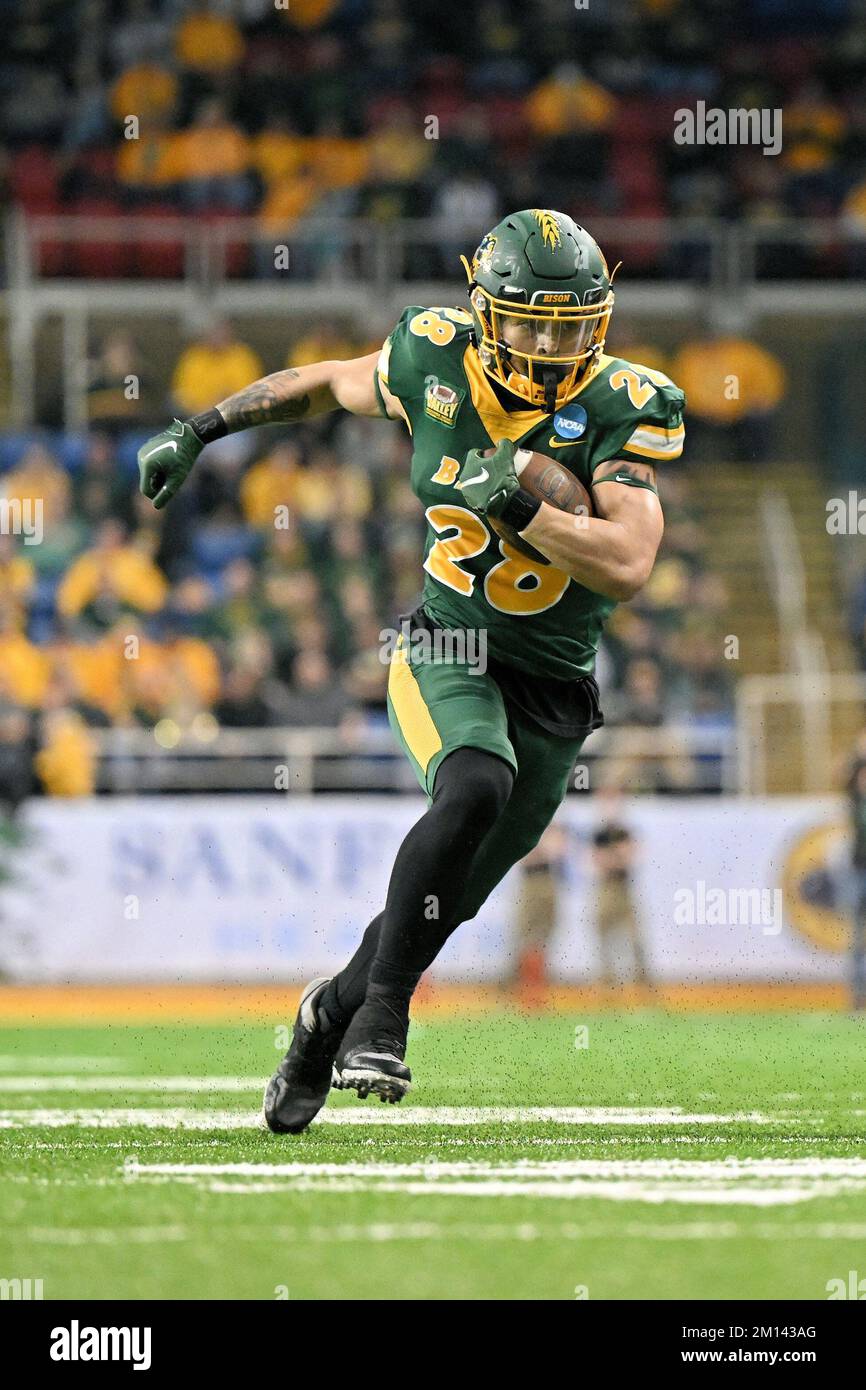 North Dakota, USA. 09th Dec, 2022. North Dakota State Bison running