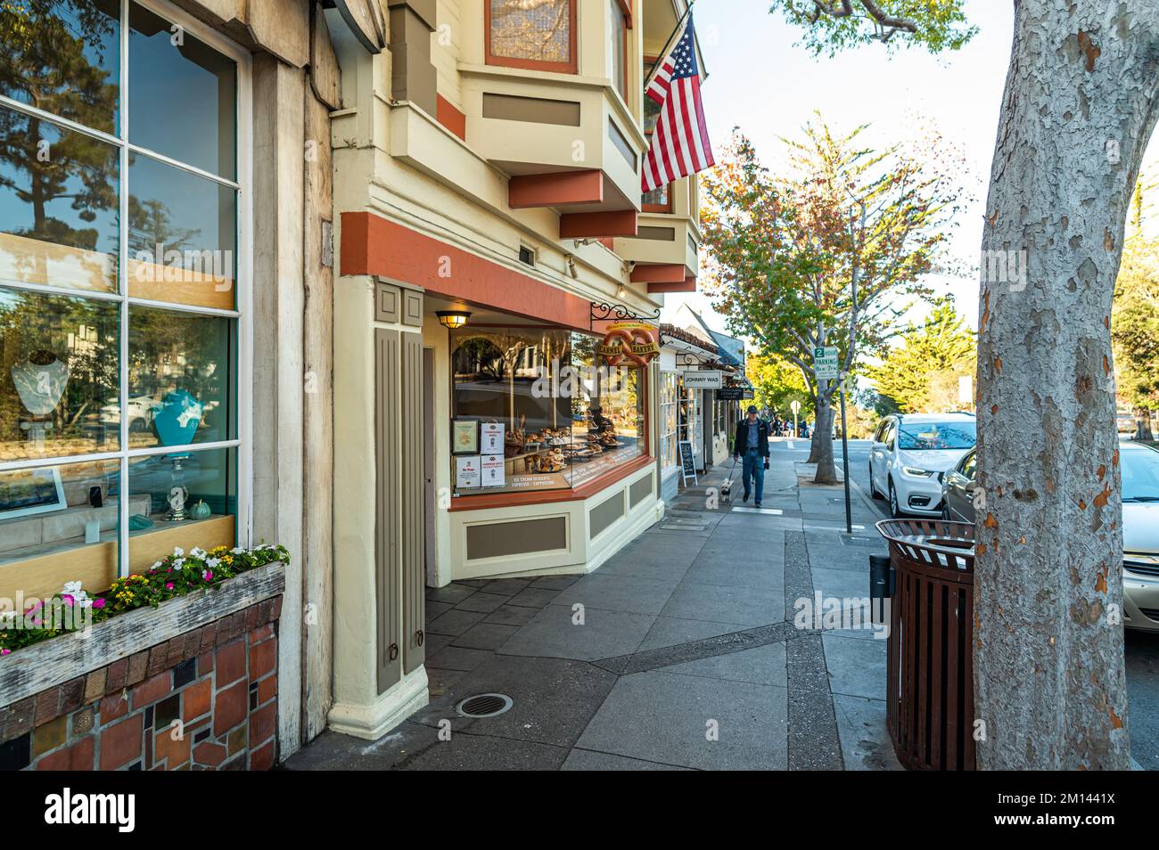 Carmel bakery offers European-style baked goods and pastries.  Stock Photo