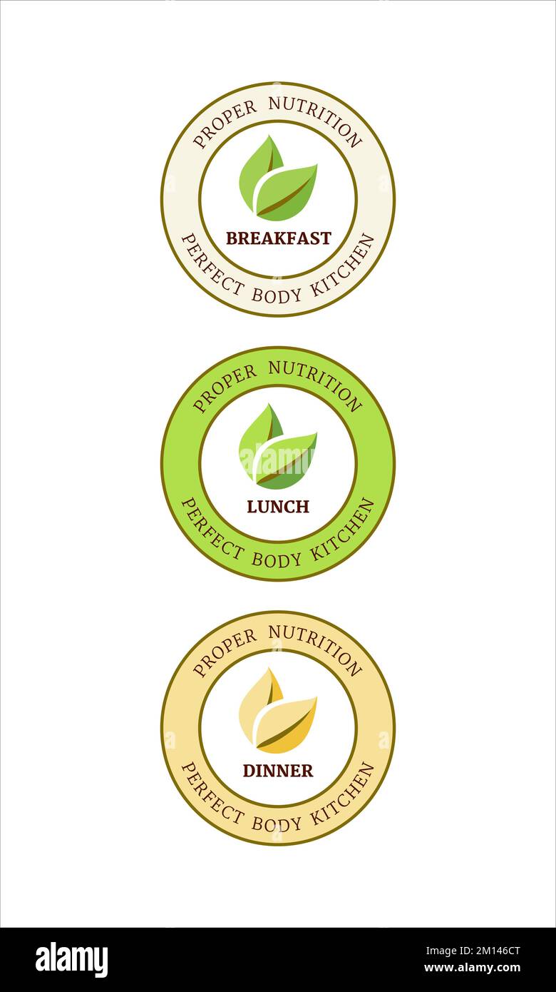 Logos for a healthy, sustainable, eco food company. Logos, stickers for ...