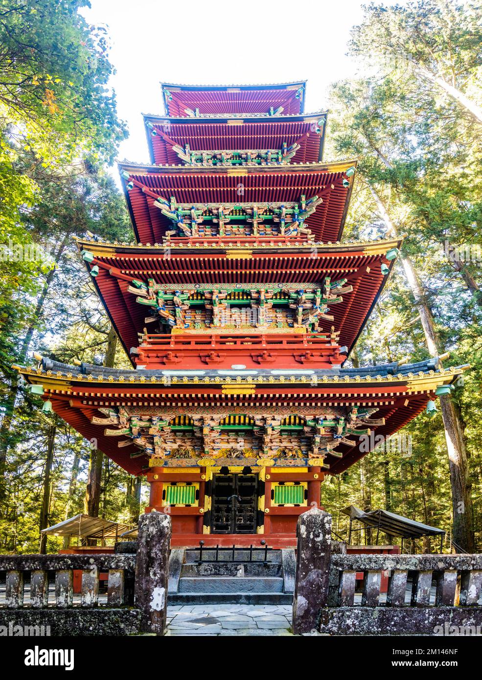 The five storied pagoda at nikko hi-res stock photography and images ...