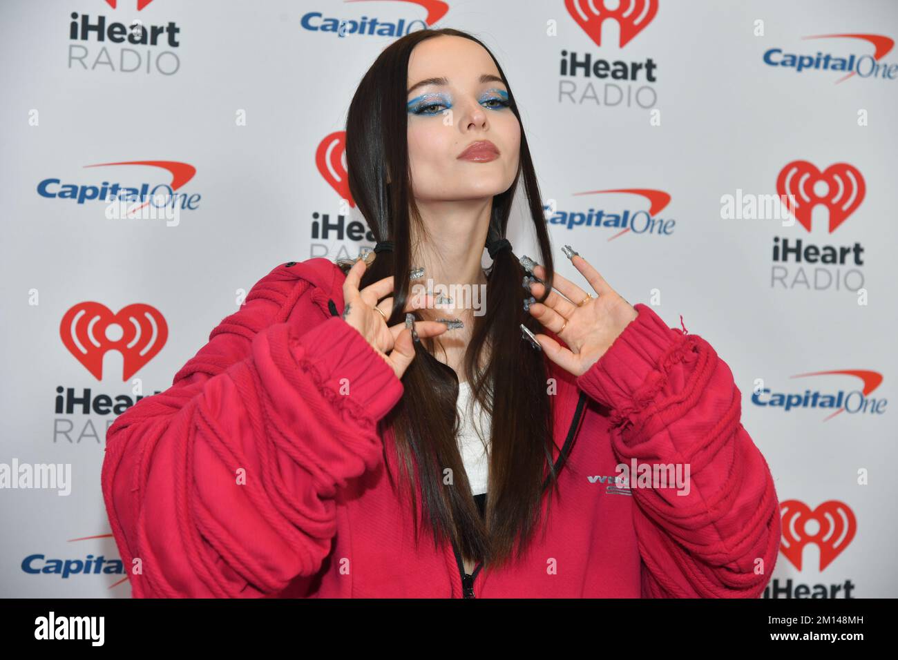 Dove Cameron attends the Z100's iHeartRadio Jingle Ball 2022 at Madison