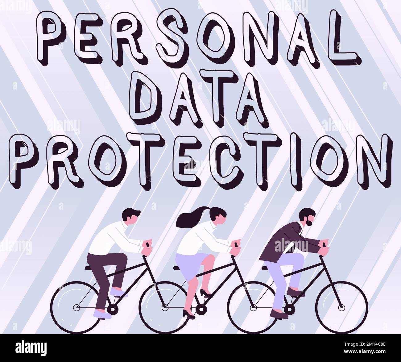 Data Protection Text Writing displaying text Personal Data Protection. Business idea ...