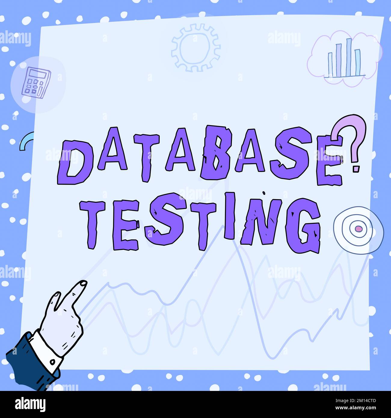 Inspiration showing sign Database Testing. Conceptual photo involves the retrieved values from the database by the web Stock Photo