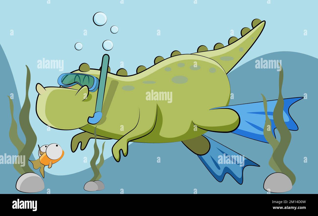 dinosaur that swims in the ocean