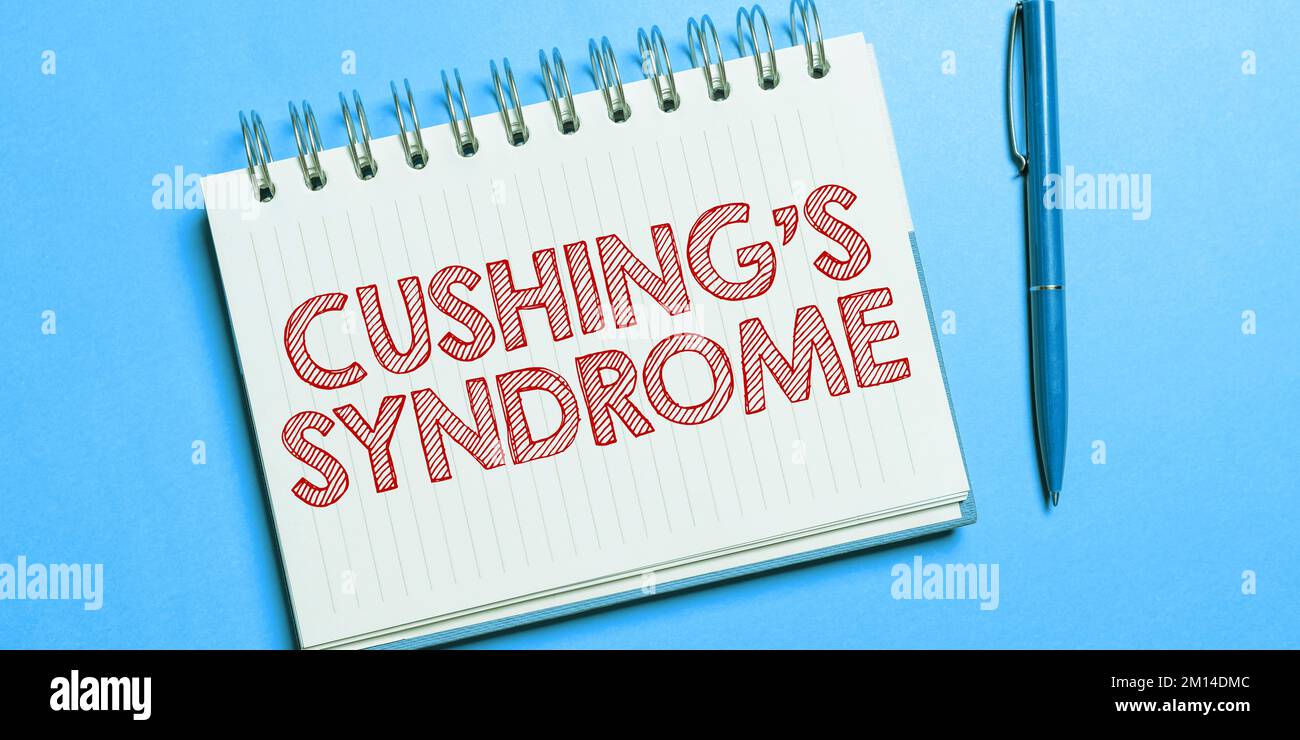 Writing displaying text Cushing's Syndrome. Business idea a disorder
