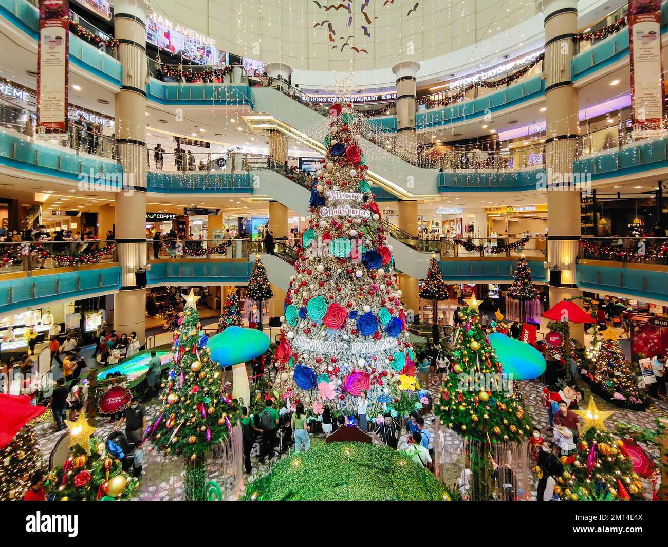 Kuala Lumpur,Malaysia December 4,2022 Beautiful Christmas
