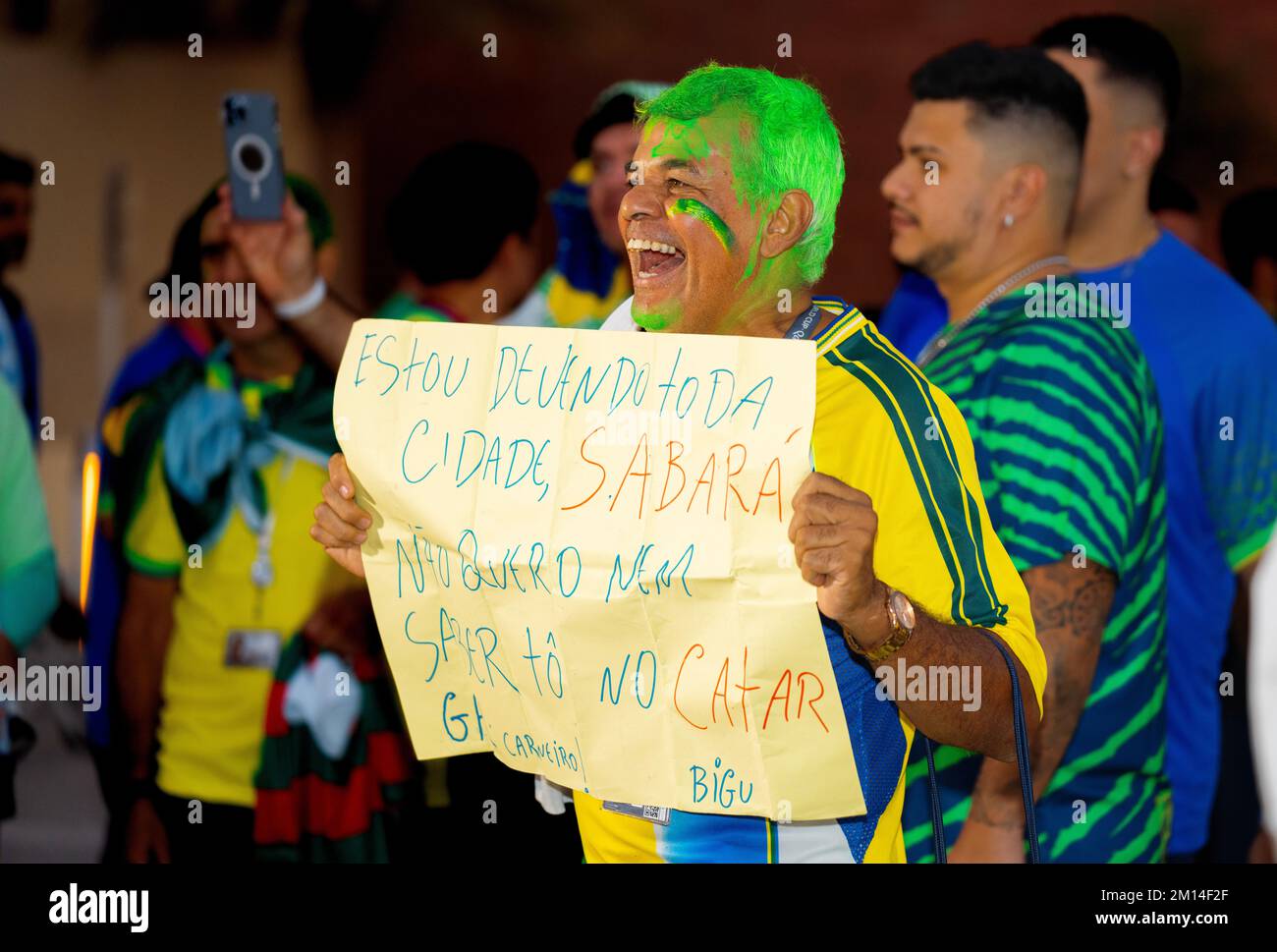 Brazilian ,south Korean football fans in qatar 2022 world cup 1112