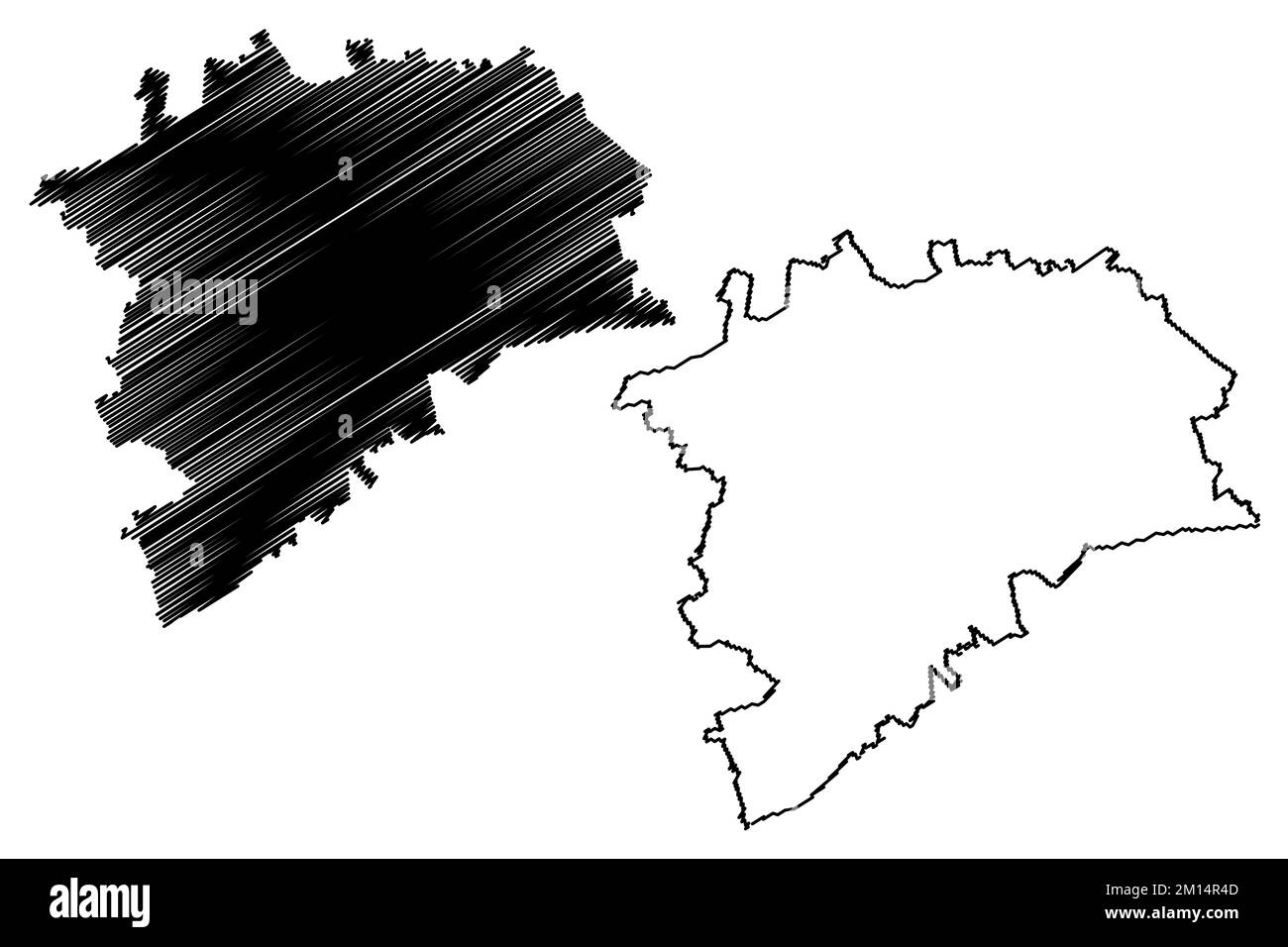Dolores Hidalgo municipality Free - Dolores Hidalgo Municipality Free And Sovereign State Of Guanajuato Mexico United Mexican States Map Vector Illustration Scribble Sketch Dolores 2M14R4D 