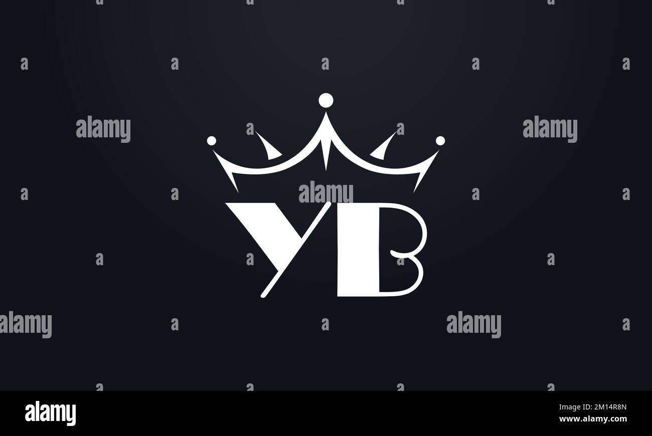 King crown logo design vector hi-res stock photography and images - Alamy