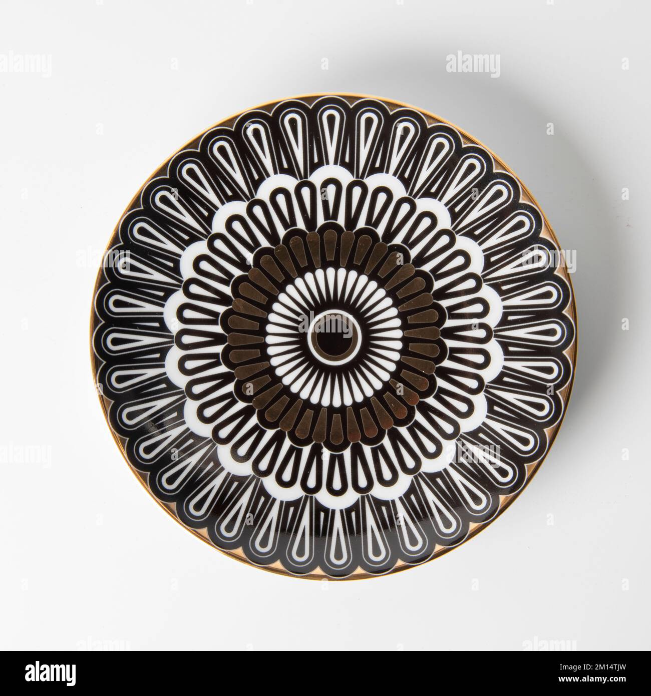 oriental designed luxury dinner plate Stock Photo