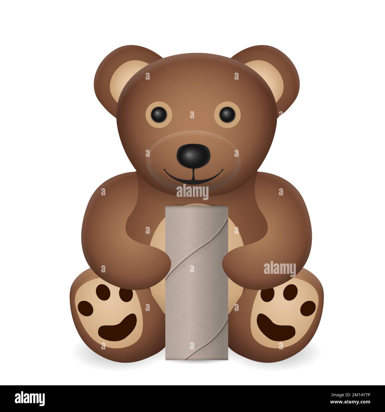 Toilet paper hotsell teddy bear