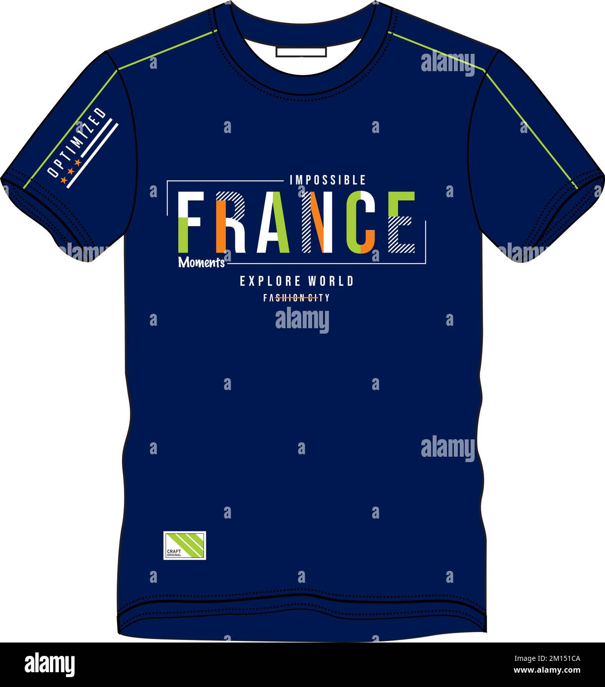 T Shirt and apparel design with grunge effect and textured lettering