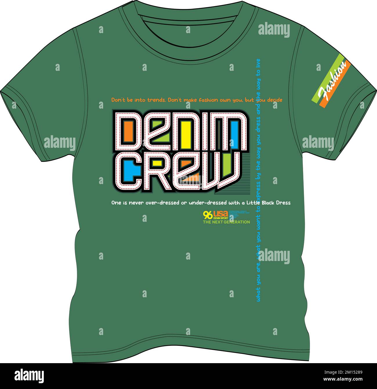 T Shirt and apparel design with grunge effect and textured lettering