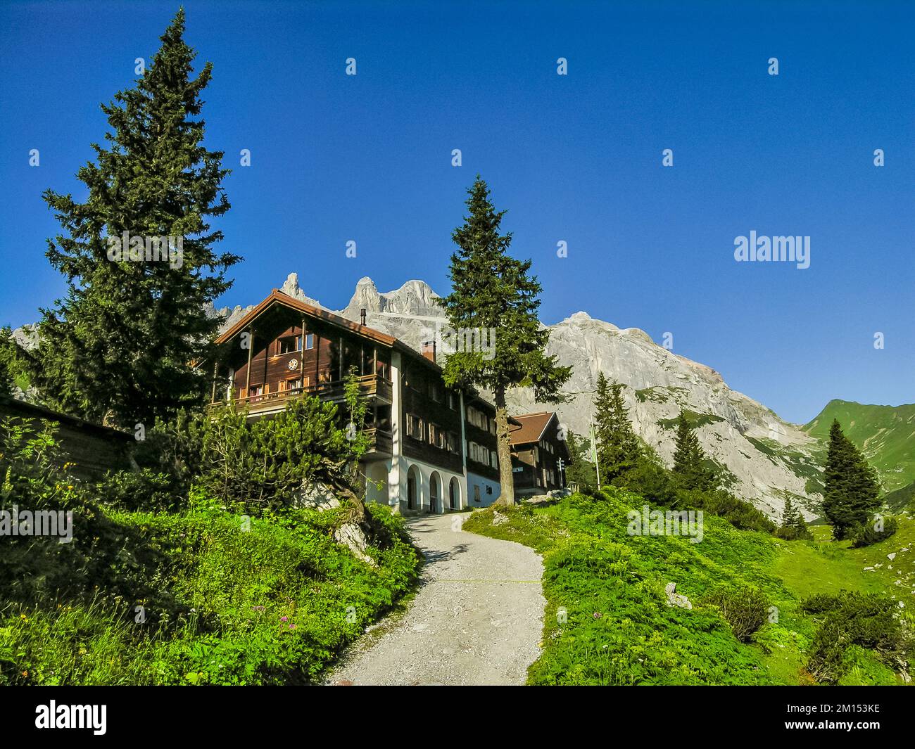 The image is of the German Alpine Club DAV Section Lindau owned