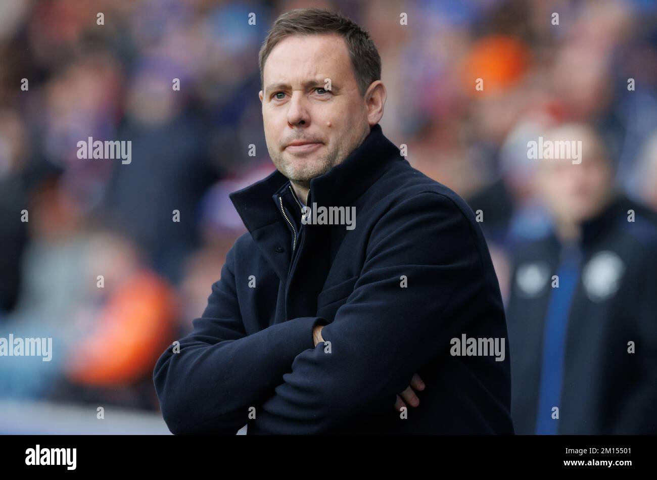 Rangers manager Michael Beale during the friendly match at the Ibrox ...