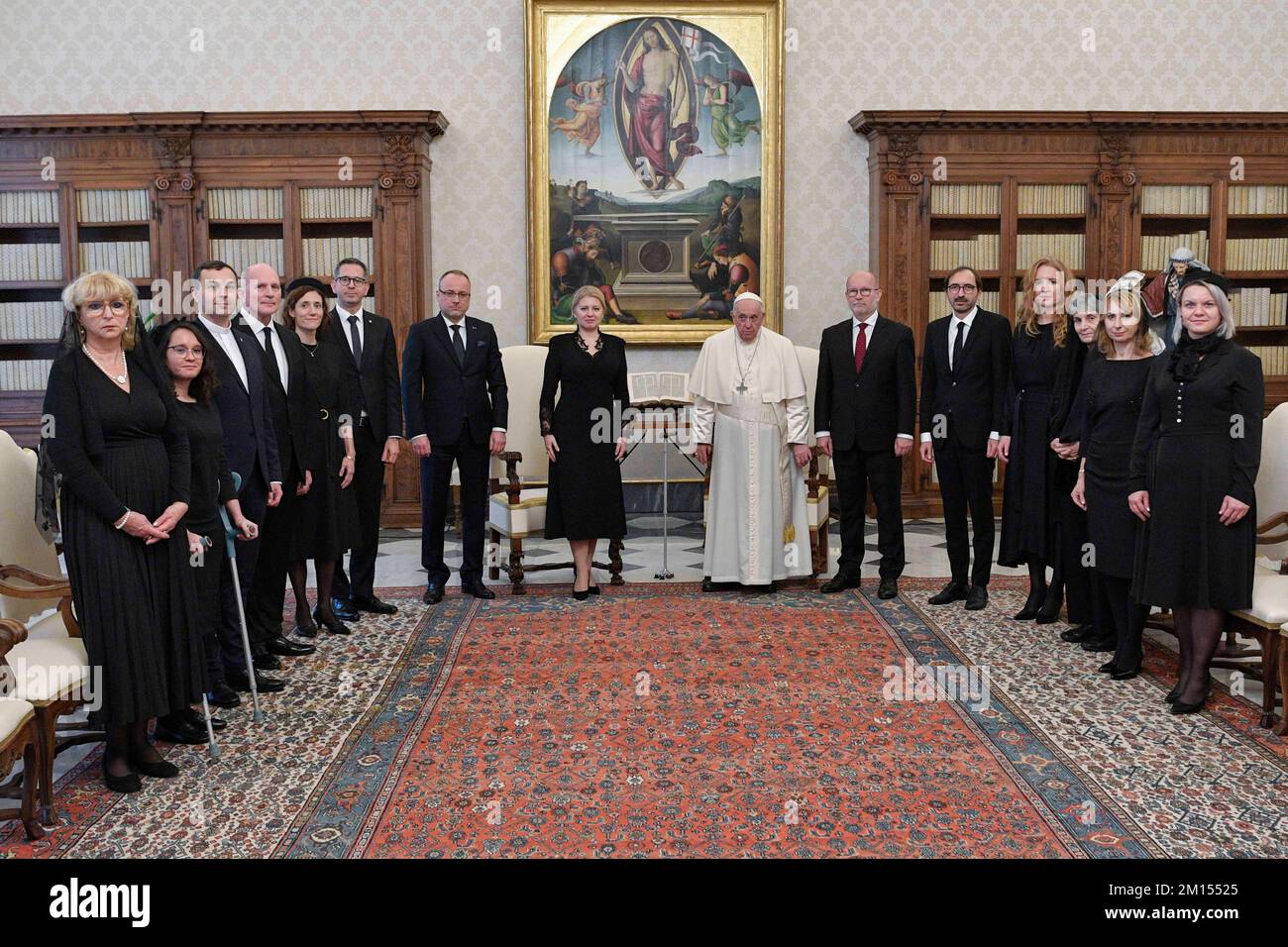 Vatican. 10th Dec, 2022. ITALY-VATICAN-REL DECEMBER 10, 2022 Pope Francis receives in private audience at the Vatican H.E. Mrs. Zuzana Caputova, President of the Slovak Republic H.E. Mrs. Zuzana Caputova, President of the Slovak RepublicITALIA-VATICANO-REL 10 DICEMBRE 2022 Papa Francesco riceve in udienza privata in Vaticano S.E. La Signora Zuzana Caputova, Presidente della Repubblica Slovacca S.E. La Signora Zuzana Caputova, Presidente della Repubblica Slovacca Photograph by Vatican Mediia/Catholic Press Photo RESTRICTED TO EDITORIAL USE - NO MARKETING - NO ADVERTISING CAMPAIGNS. Credit: Inde Stock Photo