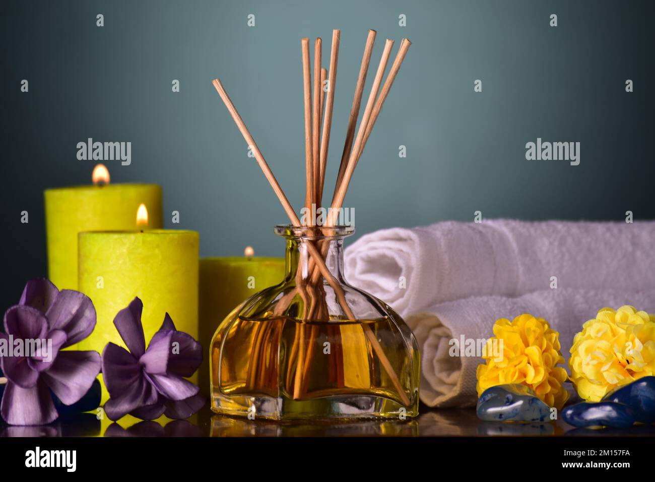 Aromatic diffuser stick still life concept Stock Photo Alamy