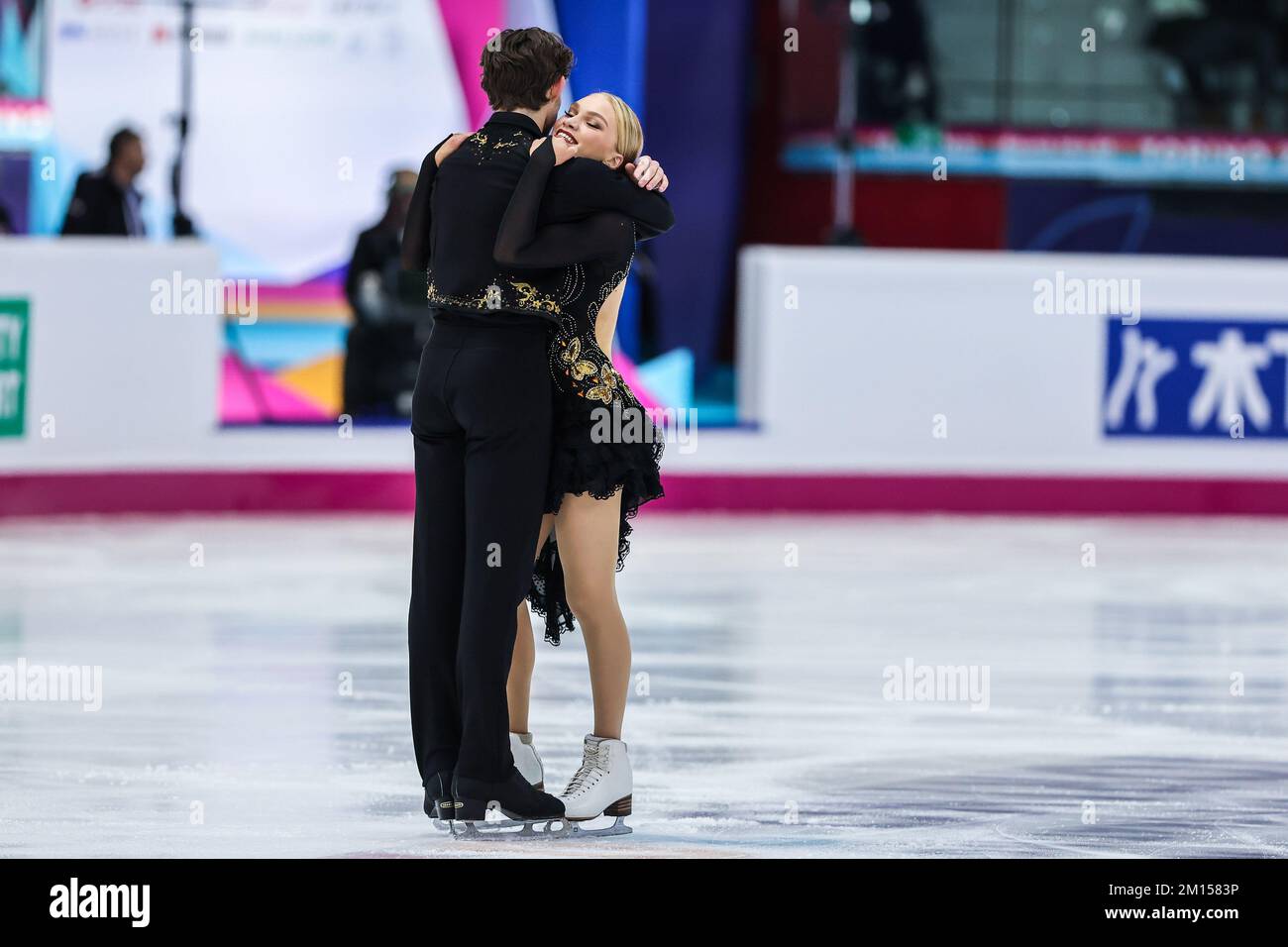 Turin, Italy. 09th Dec, 2022. Phebe Bekker and James Hernandez of Great Britain compete during ISU Grand Prix of Figure Skating Final Turin 2022 at Torino Palavela. (Photo by Fabrizio Carabelli/SOPA Images/Sipa USA) Credit: Sipa USA/Alamy Live News Stock Photo