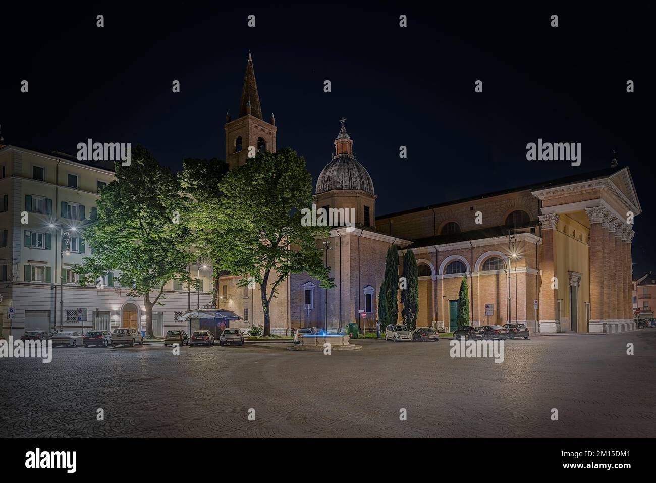 Forlì by night Stock Photo
