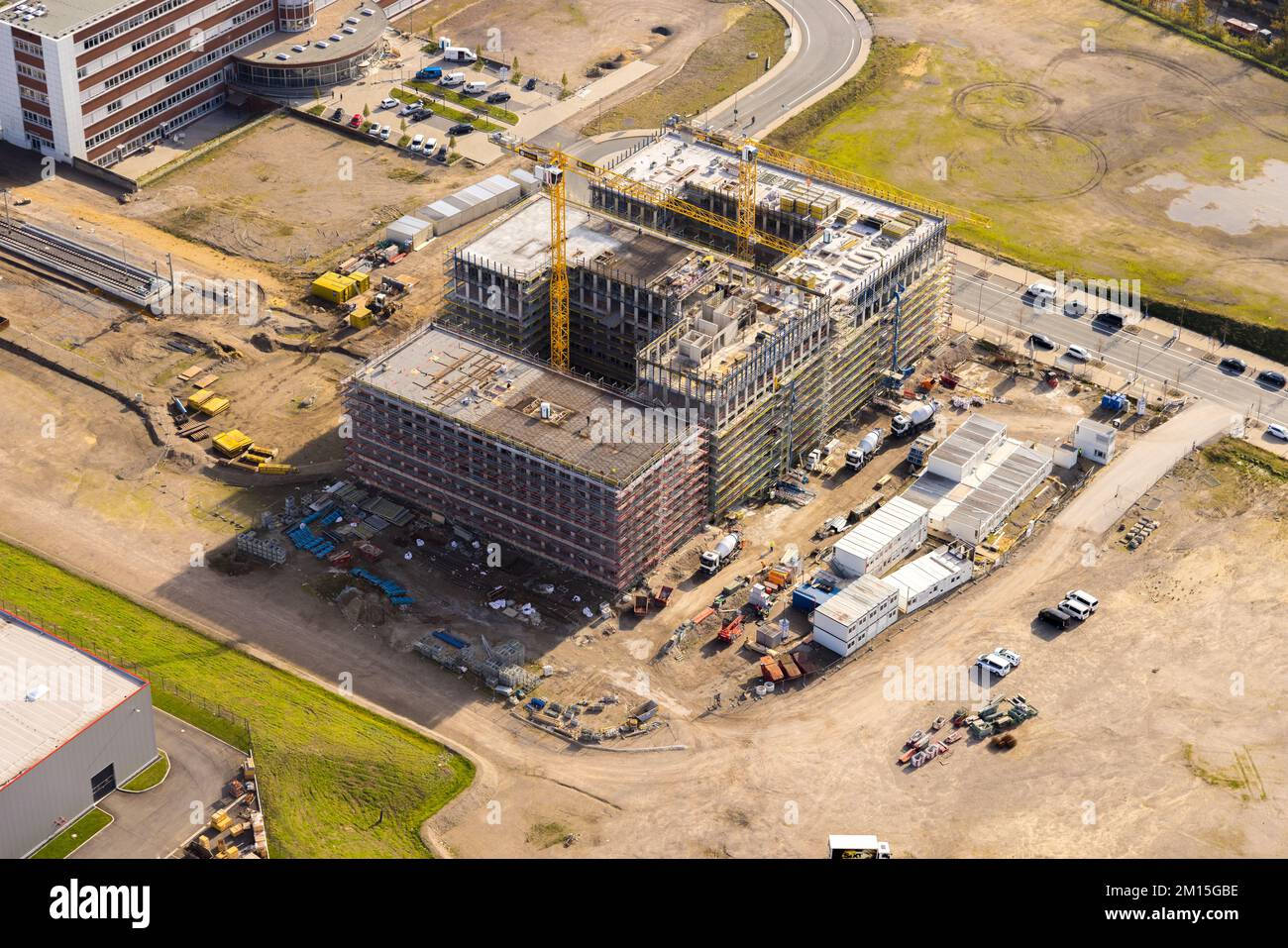 Aerial view, industrial area Mark 51ÂÃâ€Å