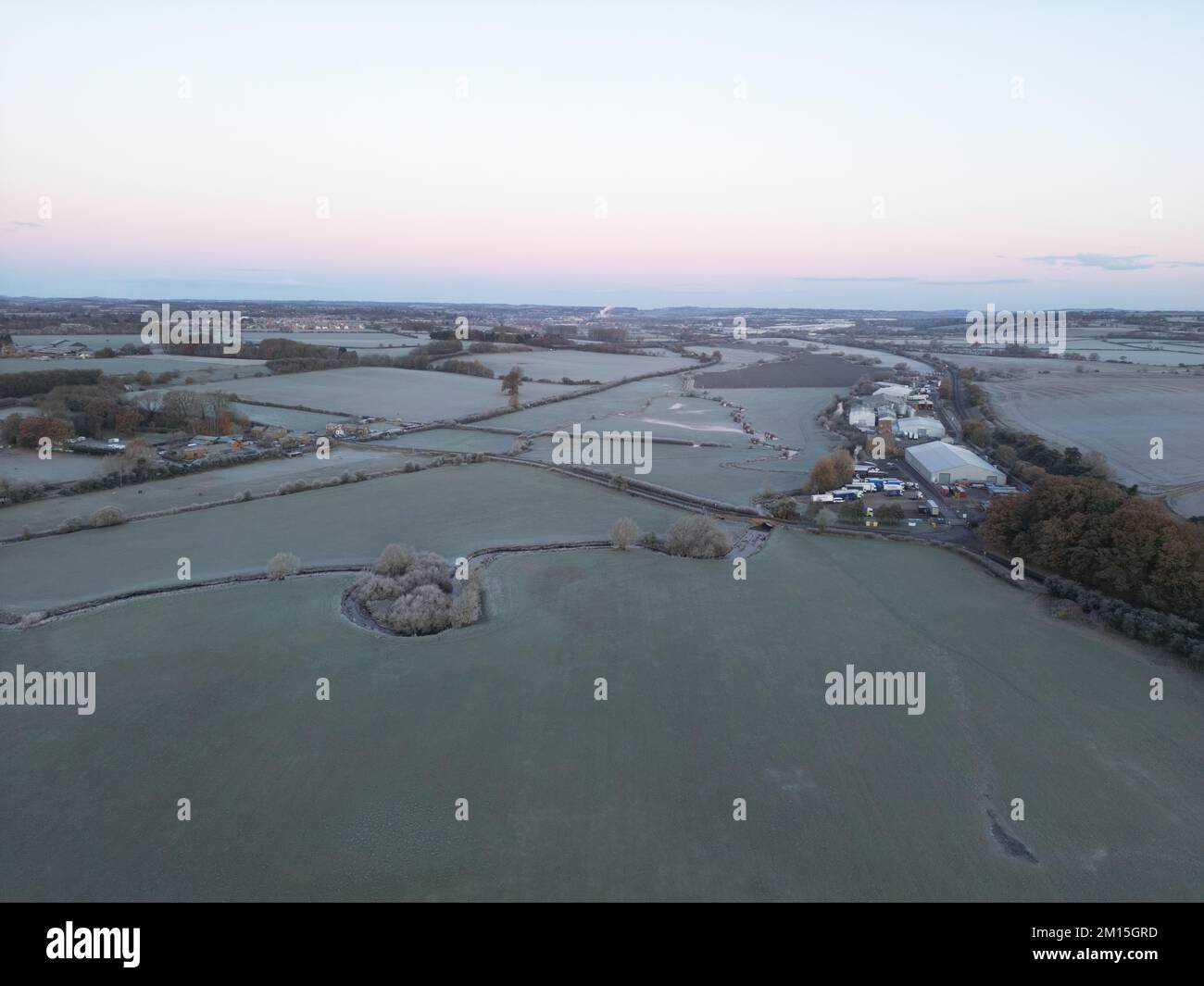 Cherwell Valley Business Park. Twyford Mill Aerial photo
