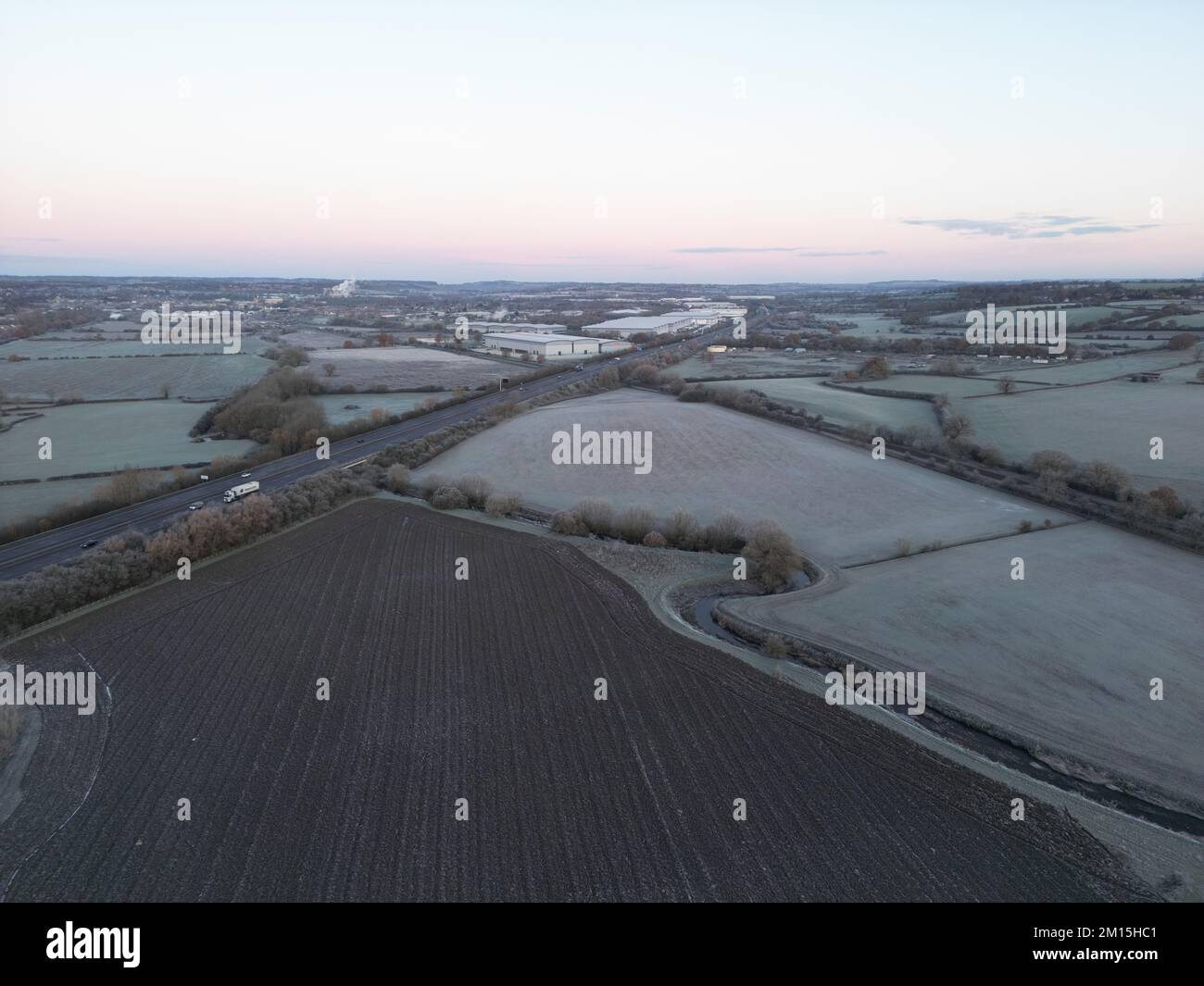 Cherwell Valley Business Park. Twyford Mill Aerial photo