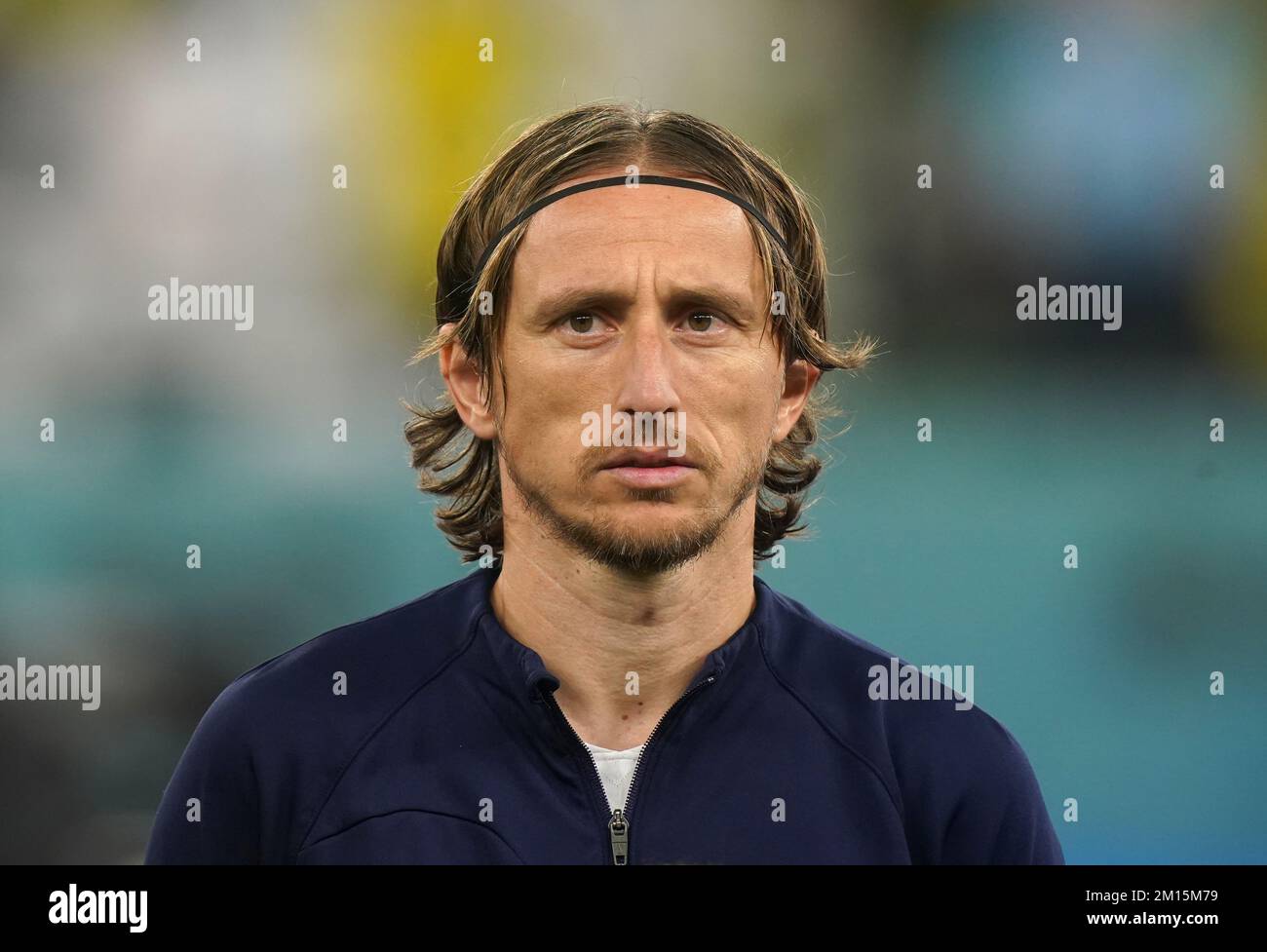 Croatia's Luka Modric before the FIFA World Cup Quarter-Final match at ...