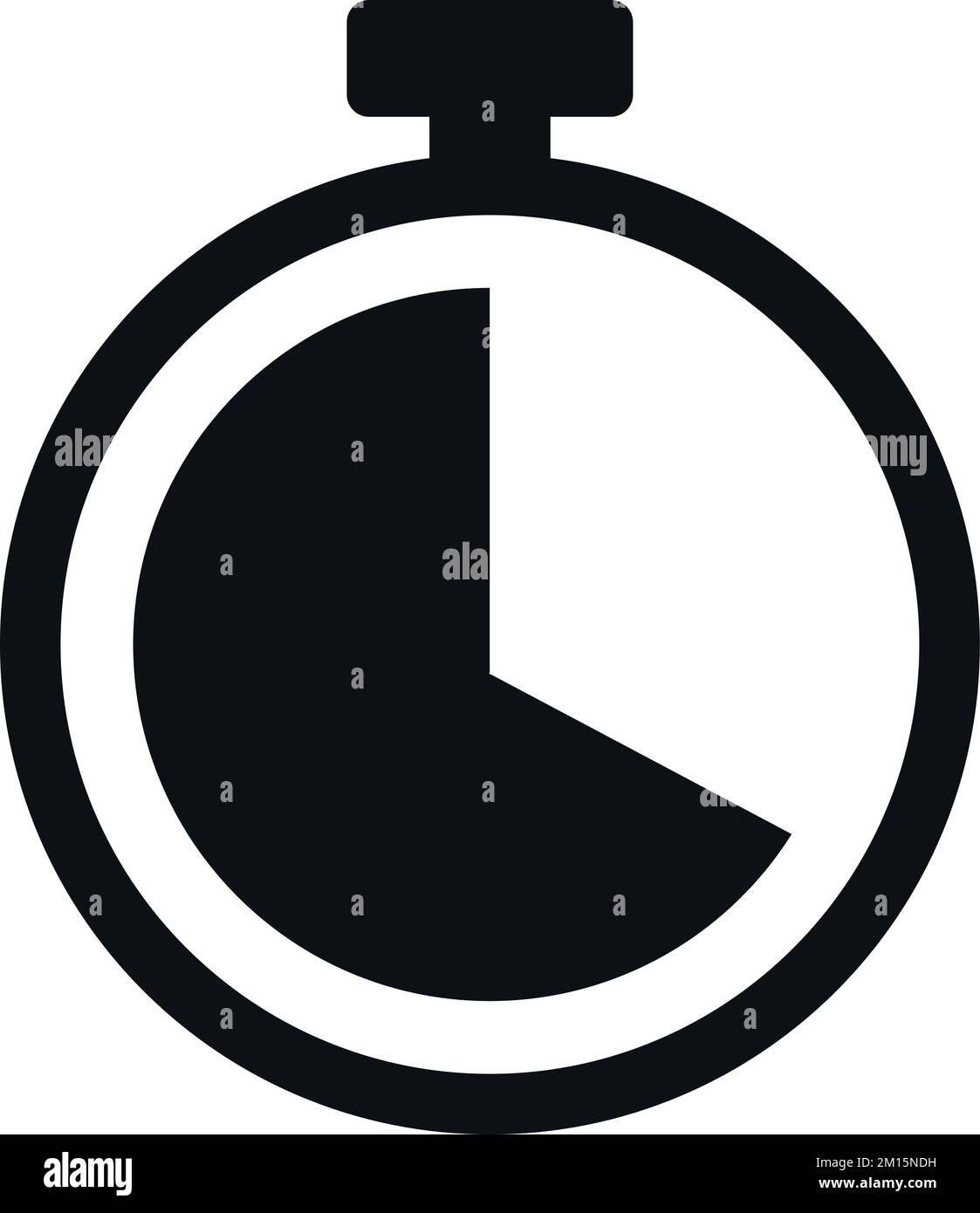 Stopwatch icon. Timer. Watch. Simple flat design. Vector art Stock Vector