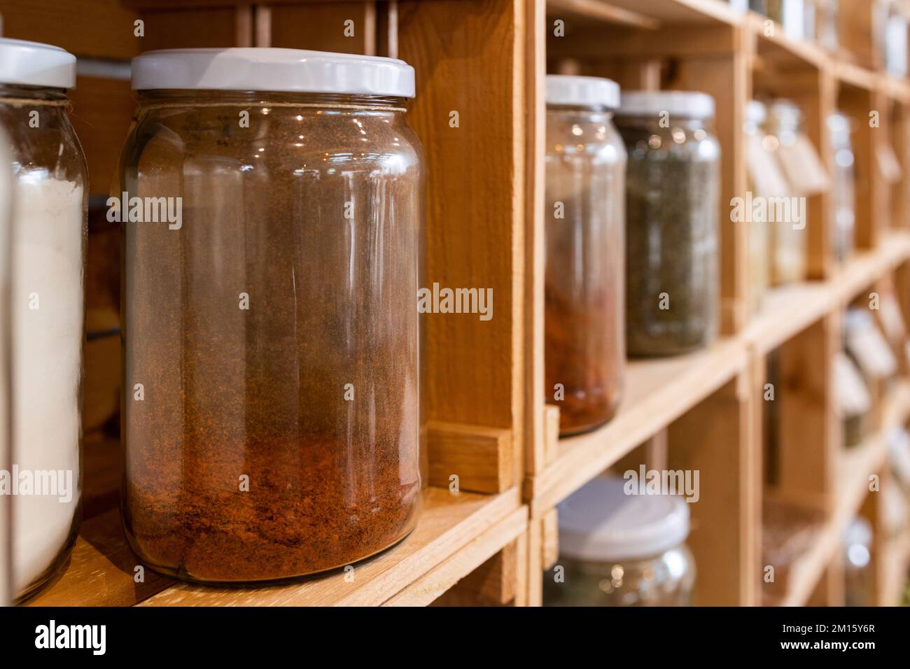 Modern glass jars hi-res stock photography and images - Alamy