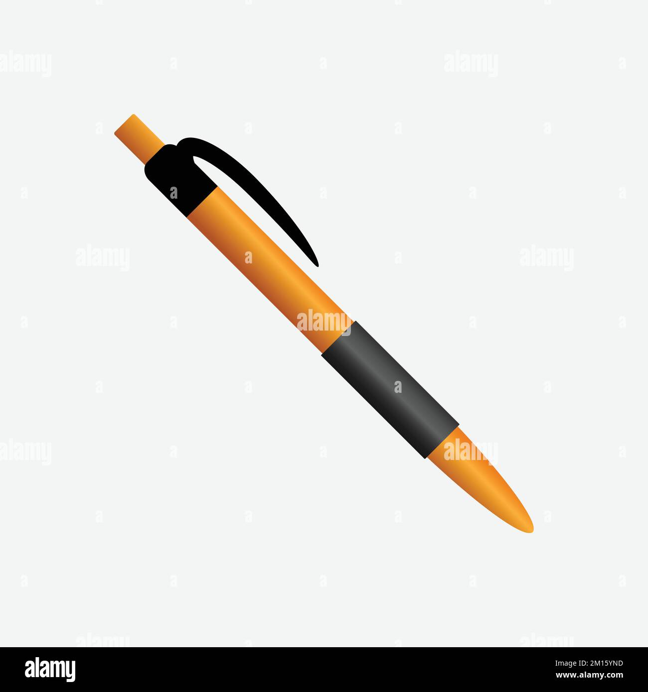Ball Point Pen Icon. Office Concept, Cartoon of Sickle Vector Icon for