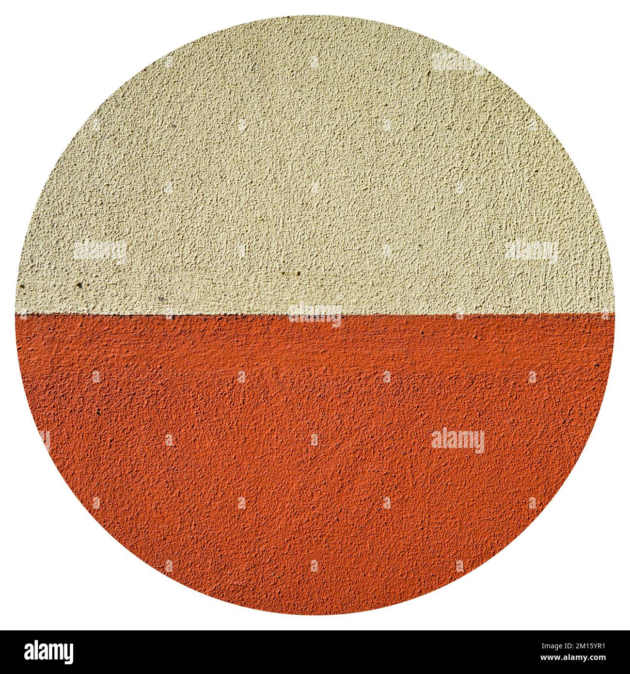 Red and white colored wall texture with rough surface, two color rough