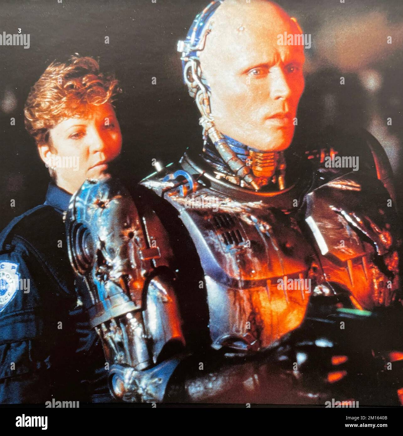 ROBOCOP 1987 Orion Pictures film with Peter Weller as the cyborg policeman Stock Photo