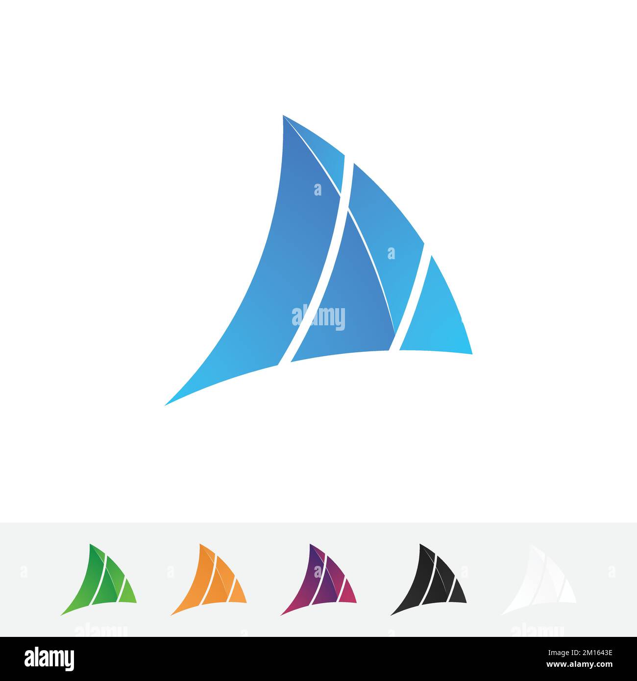 clean and modern abstract Logo template Stock Vector