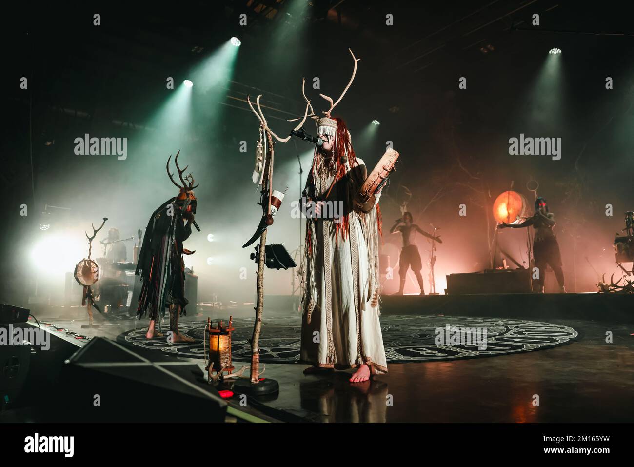 Milan, Italy. 09th Dec, 2022. Maria Franz of Heilung performs live at Alcatraz on December 09, 2022 in Milan, Italy (Photo by Alessandro Bremec/NurPhoto) Credit: NurPhoto/Alamy Live News Stock Photo