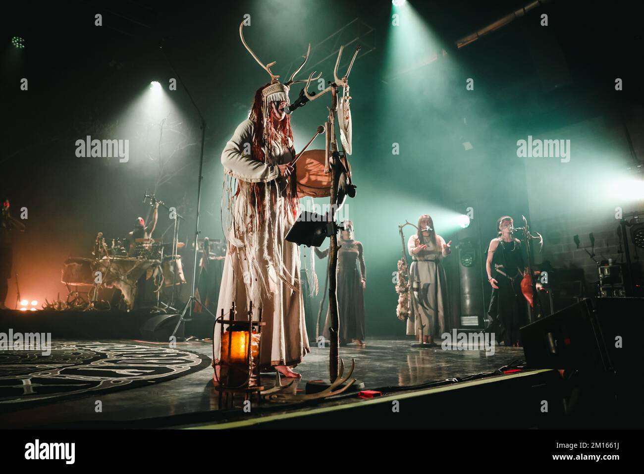 Milan, Italy. 09th Dec, 2022. Maria Franz of Heilung performs live at Alcatraz on December 09, 2022 in Milan, Italy (Photo by Alessandro Bremec/NurPhoto) Credit: NurPhoto/Alamy Live News Stock Photo