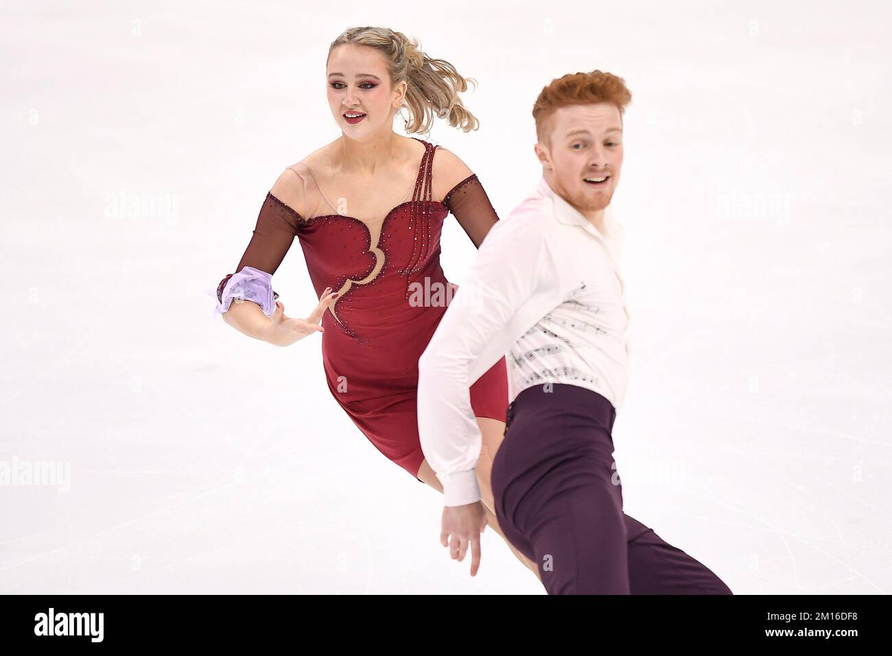 Turin, Italy. 10 December 2022. Nadiia Bashynska, Peter Beaumont of